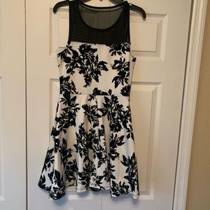 Cute black and white dress